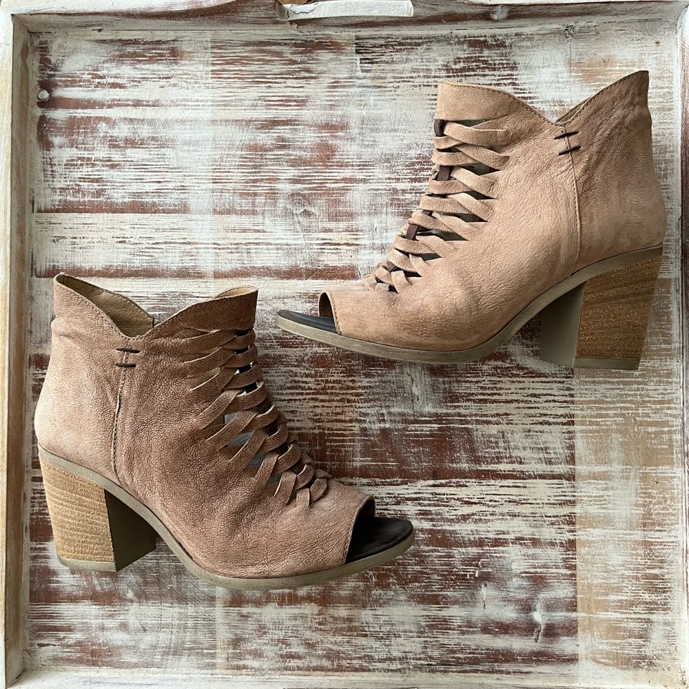 Unity in Diversity Open Toe Ankle Bootie / Sandal